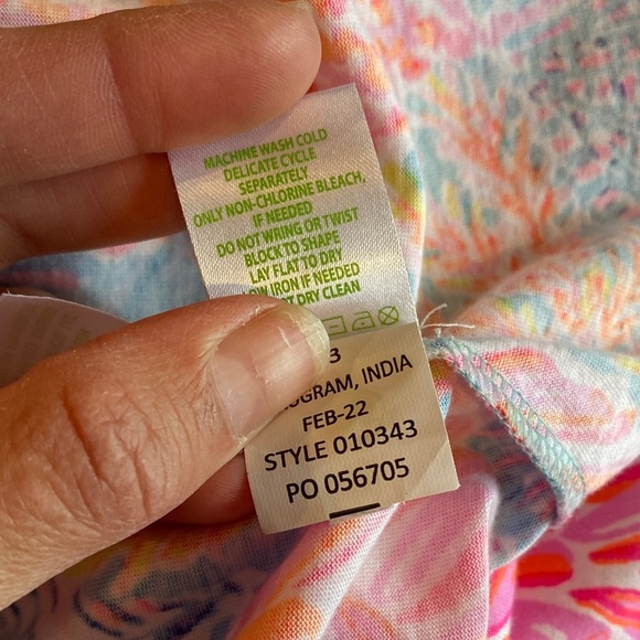 Lilly Pulitzer Geanna Short Sleeve Dress - Picture 11 of 11